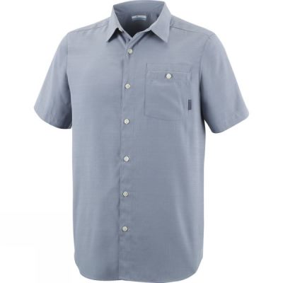 Camisa Columbia Mossy Trail Manga Corta Hombre - Gris - Chile YDS671835